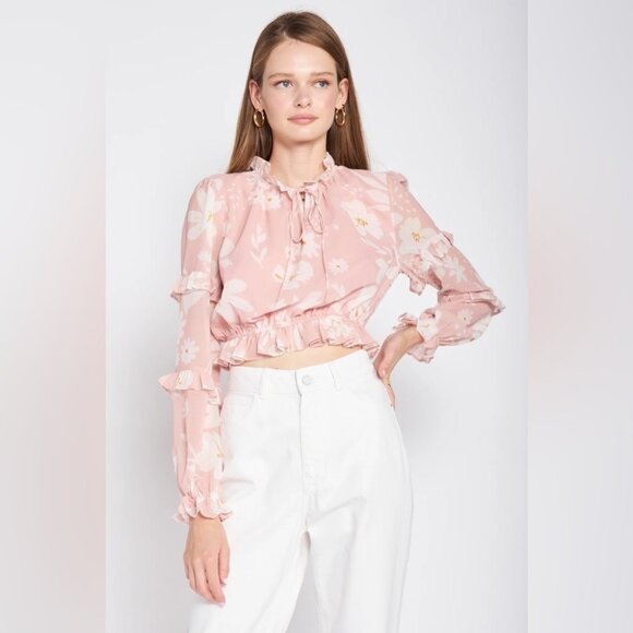 NWT En Saison Gabbly Blouse - Picture 1 of 3